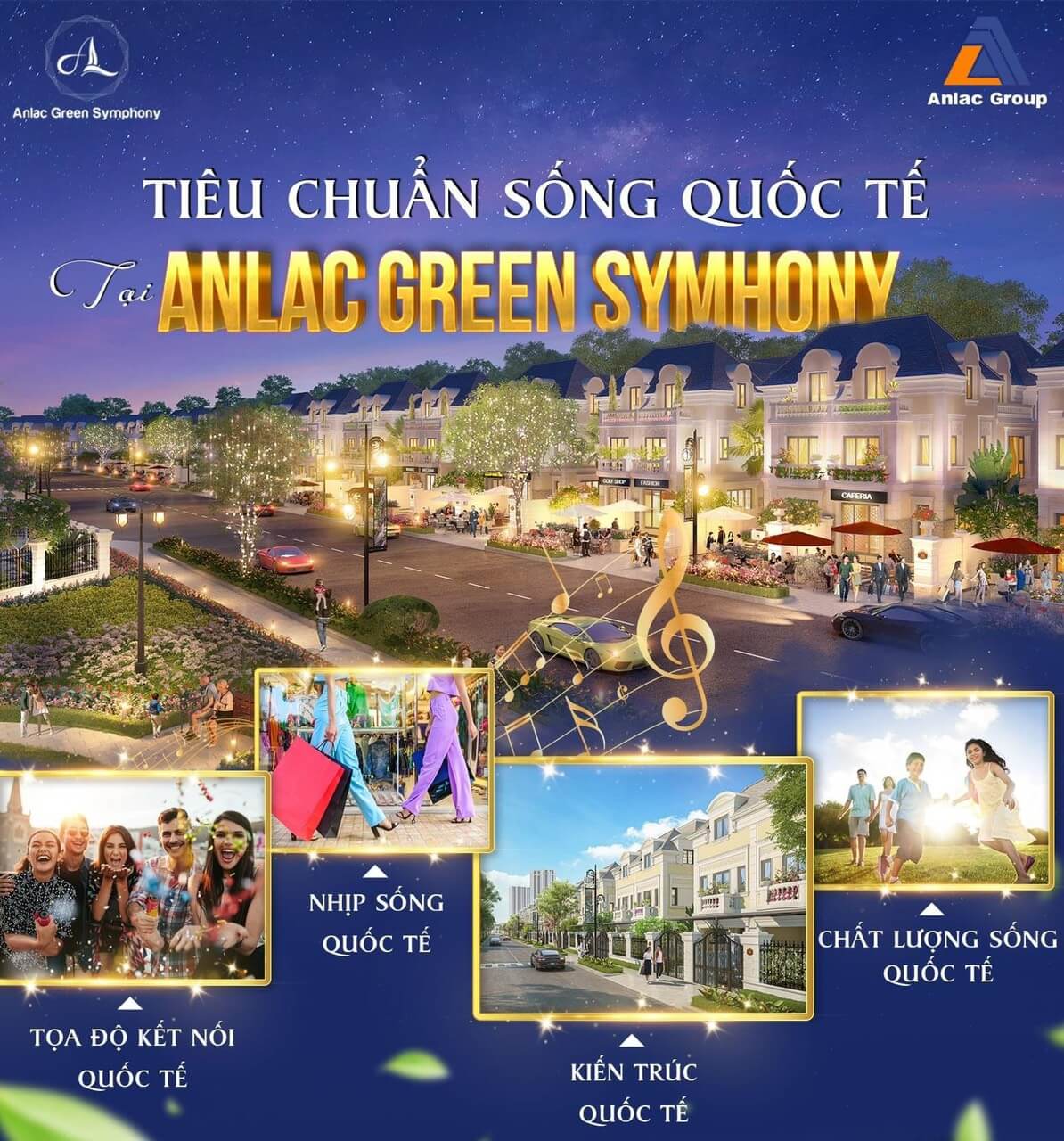 Khu đô thị Đại học Vân Canh An Lạc Green Symphony đẳng cấp 5 Sao
