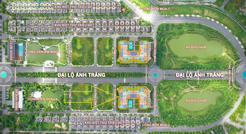 Vị trí Moonlight2 An lạc green Symphony